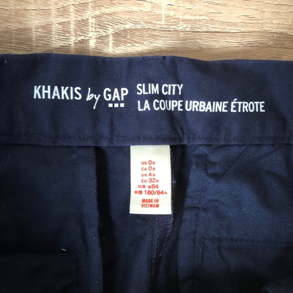 GAP navy khaki pant - Picture 4 of 5